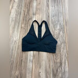 Lululemon Navy Lace Sports Bra Size 8, Navy Blue